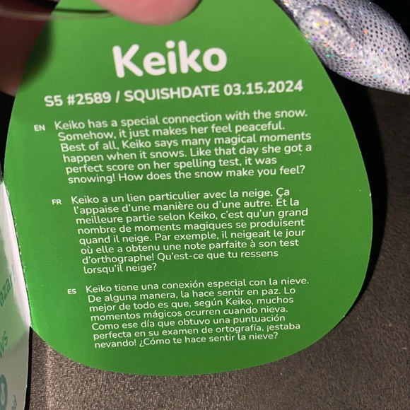 Squishmallows Keiko the blue Christmas tree - Picture 5 of 5